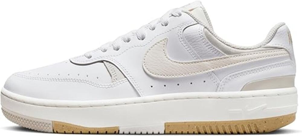 NWT Nike Women's Gamma Force Sneaker, White/Phantom/Light Bone ,10